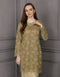 BAJU KURUNG PAHANG MODEN ELINA (PALE OLIVE)